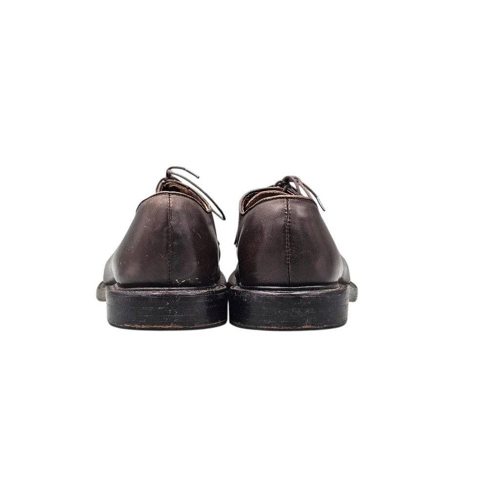 J. Crew Mens Brown Leather Lace Up Oxfords Dress Shoes 11 55755